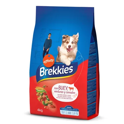 Affinity Brekkies droogvoer met rund, groenten en granen, 4kg. 100% compleet en uitgebalanceerd.