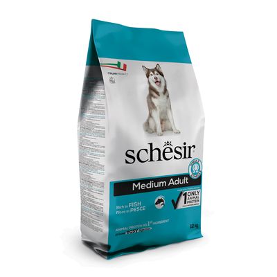 Schesir Dog Dry Medium/Large Maintenance Fisch 12 kg