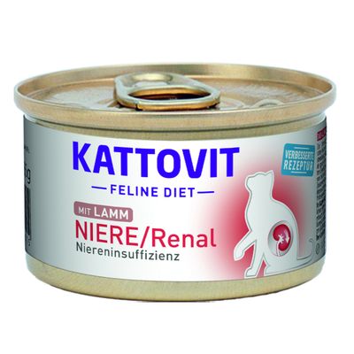 Kattovit Niere/Renal, 12 x 85 g Jagnięcina