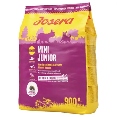 Josera MiniJunior - lot % : 5 x 900 g Josera MiniJunior - lot % : 5 x 900 g