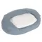 Hundebett Memory oval, grau-blau L 72 x B 50 x H 20 cm