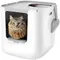 Maison de toilette Modkat XL pour chat blanc