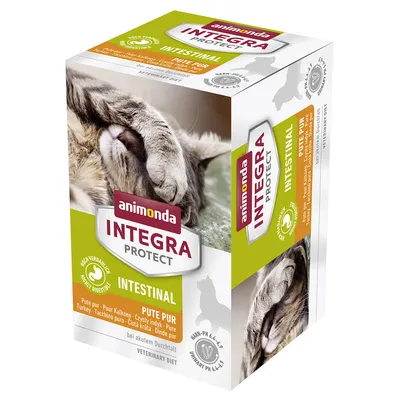 Säästöpakkaus: Animonda Integra Protect Adult Intestinal -rasiat 24 x 100 g - kalkkuna