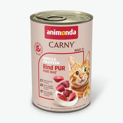 animonda Carny Single Protein Adult 6 x 400g - cat wet food - Pure Turkey
