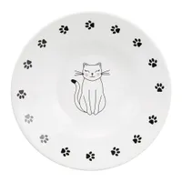 Trixie Ceramic Cat Dish for Short-Nosed Breeds - 0.2 litre