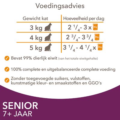 IAMS Advanced Nutrition Senior 7+ Land & Sea Collection in saus - 48 x 85 g