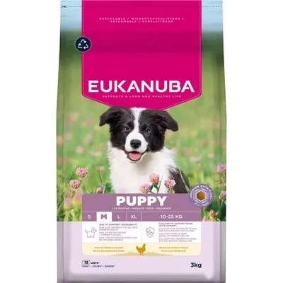 Eukanuba Premium Voeding Puppy Middelgroot Ras Kip - 3 kg Eukanuba Premium Voeding Puppy Middelgroot Ras Kip - 3 kg