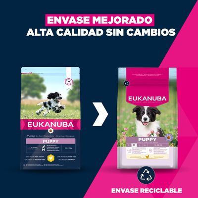 Eukanuba Premium Nutrition Puppy Medium Breed pollo
