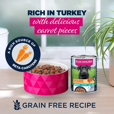 Eukanuba Adult Rich in Turkey with Carrots - dog wet food Eukanuba Adult Rich in Turkey with Carrots - dog wet food