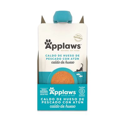 Applaws Caldo de hueso de pescado 48 x 85 g - Pack Ahorro