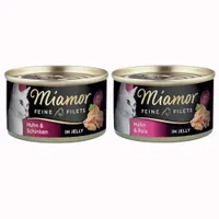Ekonomipack: Miamor Fine Filets 24 x 100 g - Blandpack med kyckling