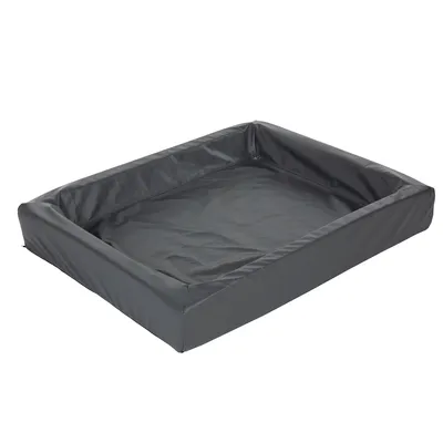 Hygienisches Hundebett Granit, Grösse 2 - L 85 x B 70 x H 15 cm