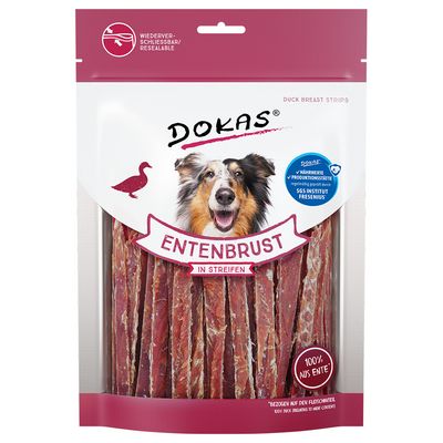 Dokas köttgodis Ankkött i strimlor 2 x 250 g