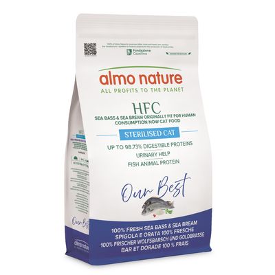 Almo Nature HFC Longevity Sterilised Seabass & Seabream