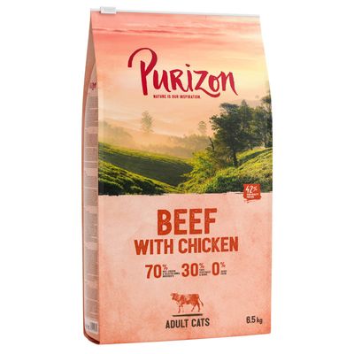 Purizon Adult Beef & Chicken - viljaton säästöpakkaus: 2 x 6,5 kg