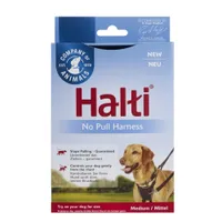 Halti Harness No Pull tréninghám - Fekete: M méret, pl. retriever, borde rcollie