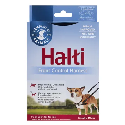 Harnais anti-traction Halti Front Control pour chien - taille S : tour de poitrail 36 - 64 cm
