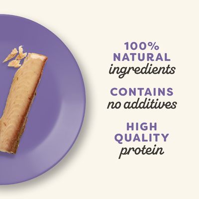100 % luonnolliset ainesosat, ei lisäaineita, korkealaatuista proteiinia