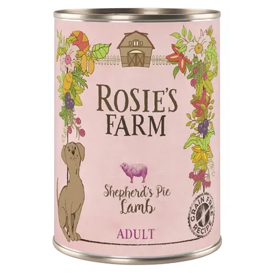 Sparpaket Rosie's Farm Adult 24 x 400 g  - Lamm 