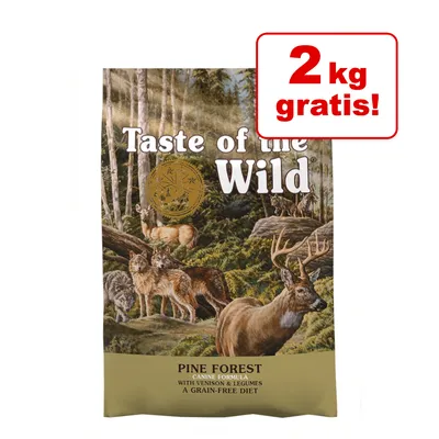 2 kg gratis! 14,2 kg Taste of the Wild Hundefôr