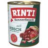 RINTI Kennerfleisch 12 x 800 g Alimento umido per cani Cervo