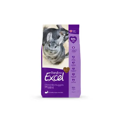 Burgess Excel Chinchilla Nuggets with Mint - Economy Pack: 2 x 1.5kg Burgess Excel Chinchilla Nuggets with Mint - Economy Pack: 2 x 1.5kg