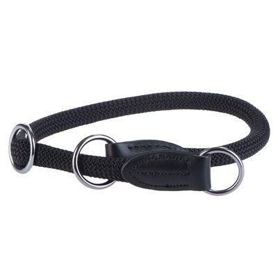 HUNTER Hundehalsband Freestyle, schwarz Größe 50: verstellbar bis max. 50 cm, Ø 10 mm