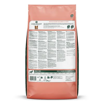 Arden Grange Daily 1+ Adult with Fresh Salmon & Rice - 12kg