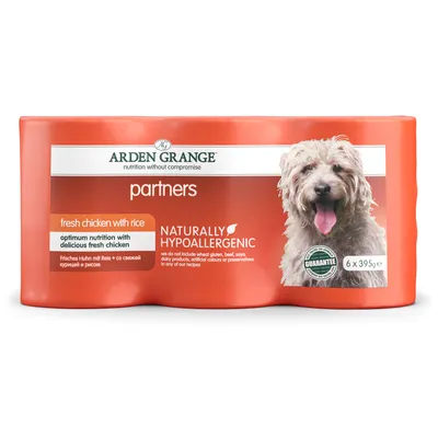 Arden Grange Partners Saver Pack 24 x 395g - Chicken, Rice & Vegetables