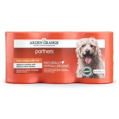 Arden Grange Partners - Chicken, Rice & Vegetables 6 x 395g