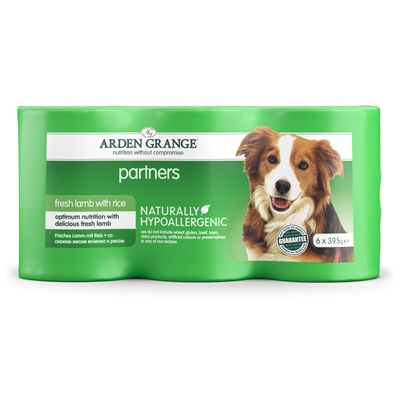 Arden Grange Partners - Lamb, Rice & Vegetables 6 x 395g