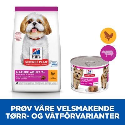 Hill's Science Plan Mature Small og Mini Mousse