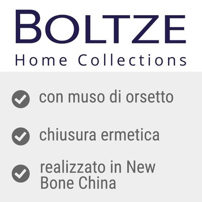 Boltze Home Collections, con muso di orsetto, chiusura ermetica, realizzato in New Bone China