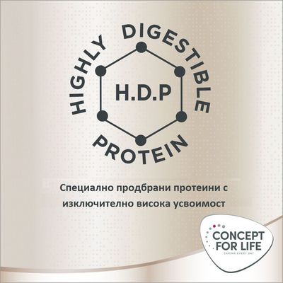 Concept for Life Labrador Retriever Adult, суха храна за кучета над 15 месеца, 12 кг, специална формула за поддържане на тегло, здрава кожа и защита на ставите.