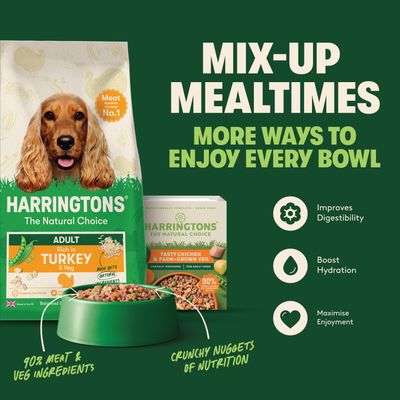 Harringtons Complete Adult Dog - Rich in Turkey with Veg - 1.7kg