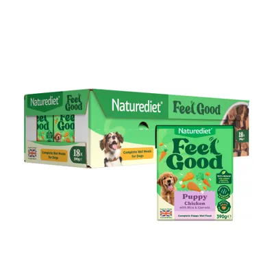 Naturediet Feel Good Puppy - Chicken - Multibuy: 36 x 390g