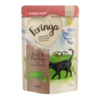 Lot mixte Feringa 24 x 85 g pour chat - bœuf, volaille & pommes de terre