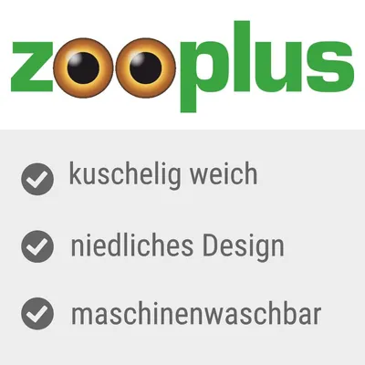 Zooplus. Eigenschaften: kuschelig weich, niedliches Design, maschinenwaschbar.