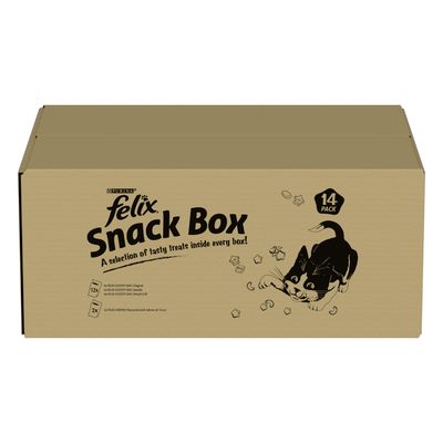 Felix Snack Box Cat Treats Snack Box (contains 14 packs of treats)