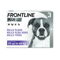 FRONTLINE® Plus Spot On for Dogs - L (20-40kg) - 3 pipettes x 2.68ml