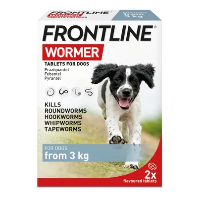 FRONTLINE® Wormer Tablets for Dogs - 2 tablets FRONTLINE® Wormer Tablets for Dogs - 2 tablets
