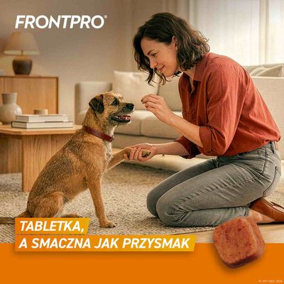FRONTPRO® tabletki na pchły i kleszcze, dla psów od 4 do 10 kg