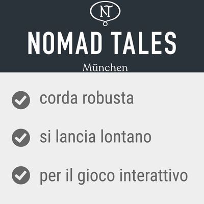 Nomad Tales München: corda robusta, si lancia lontano, per il gioco interattivo