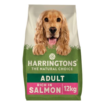 Harringtons Complete Dry Dog Food Rich in Salmon & Potato Multibuy: 2 x 12kg