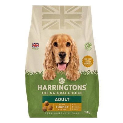 Harringtons Complete Adult Dog - Rich in Turkey with Veg - 15kg