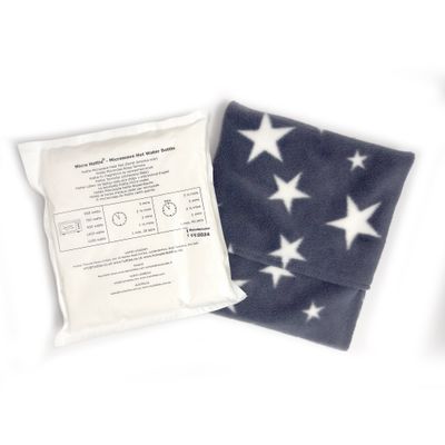 Vetbed® Coussin chauffant micro-ondes Hottie, gris avec étoiles