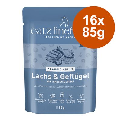 Korzystny pakiet catz finefood saszetki, 16 x 85 g