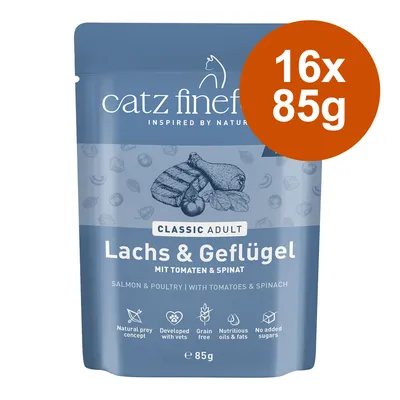 catz finefood 16 x 85 g - Salmone & Pollame