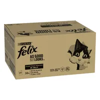 Felix As Good As It Looks Mega Pack 120 x 85g - Ocean Feasts Selection in Jelly