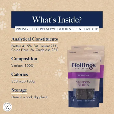 Hollings Venison Strips - 5 Strips
